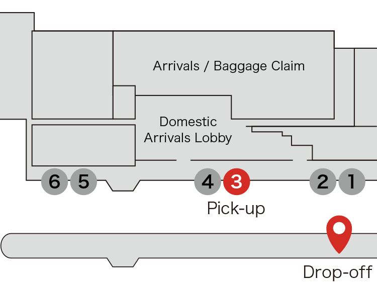 Boarding and alighting map